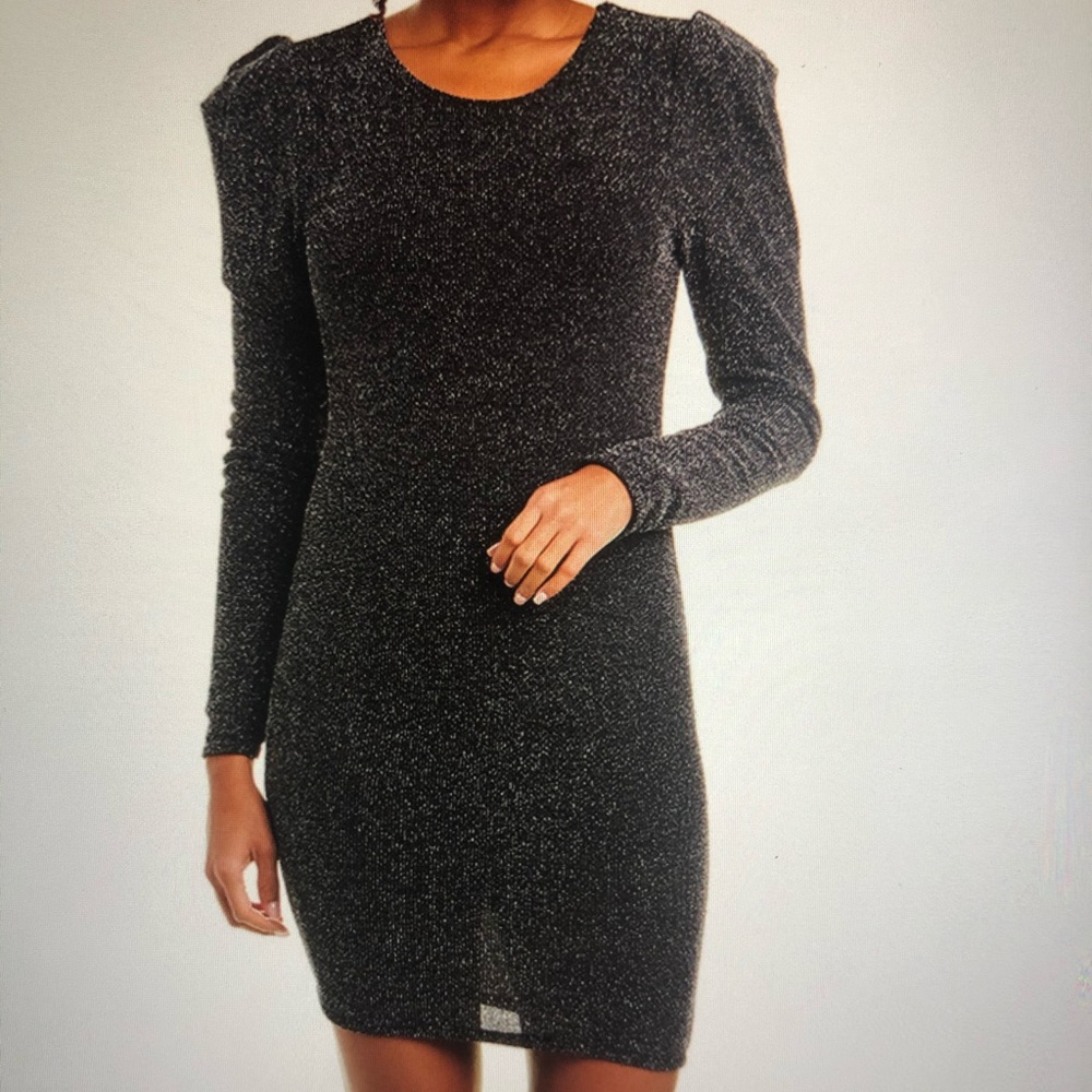 BCBG Generation Puff Sleeve Dress